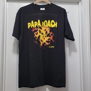 Vintage Papa Roach Infest Concert Tour 2000‎ Shirt Black NWOT * READ * Men's L